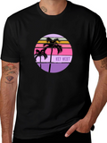 Key West Palm Tree Sunset T-Shirt