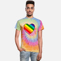 Heart In Colorful Rainbow Colors