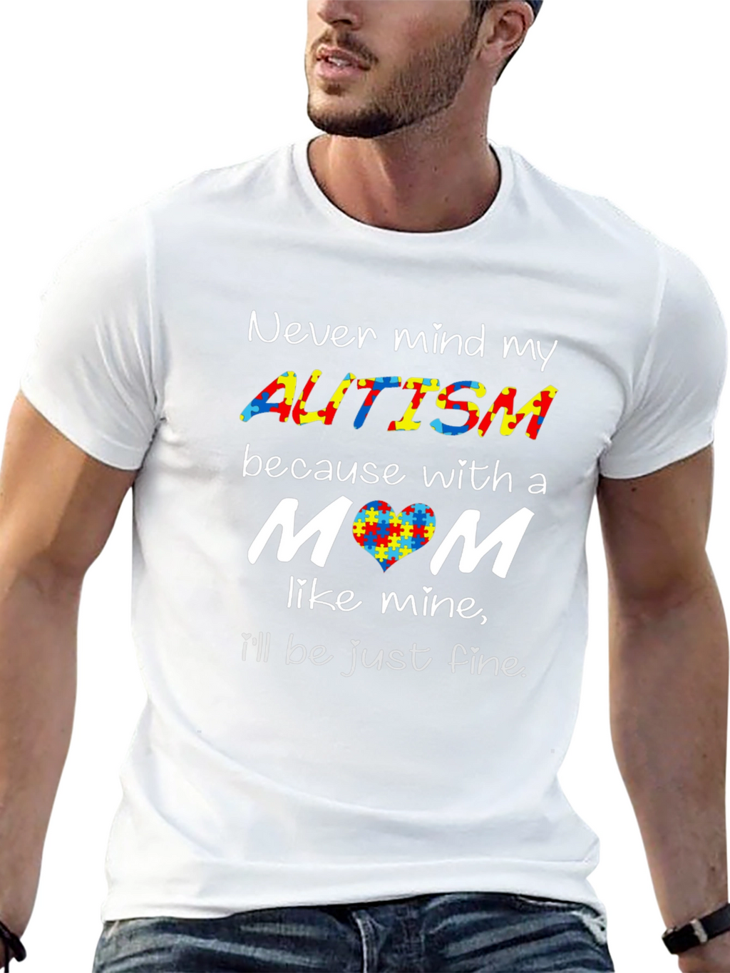 Autism Awareness Mom T-Shirt