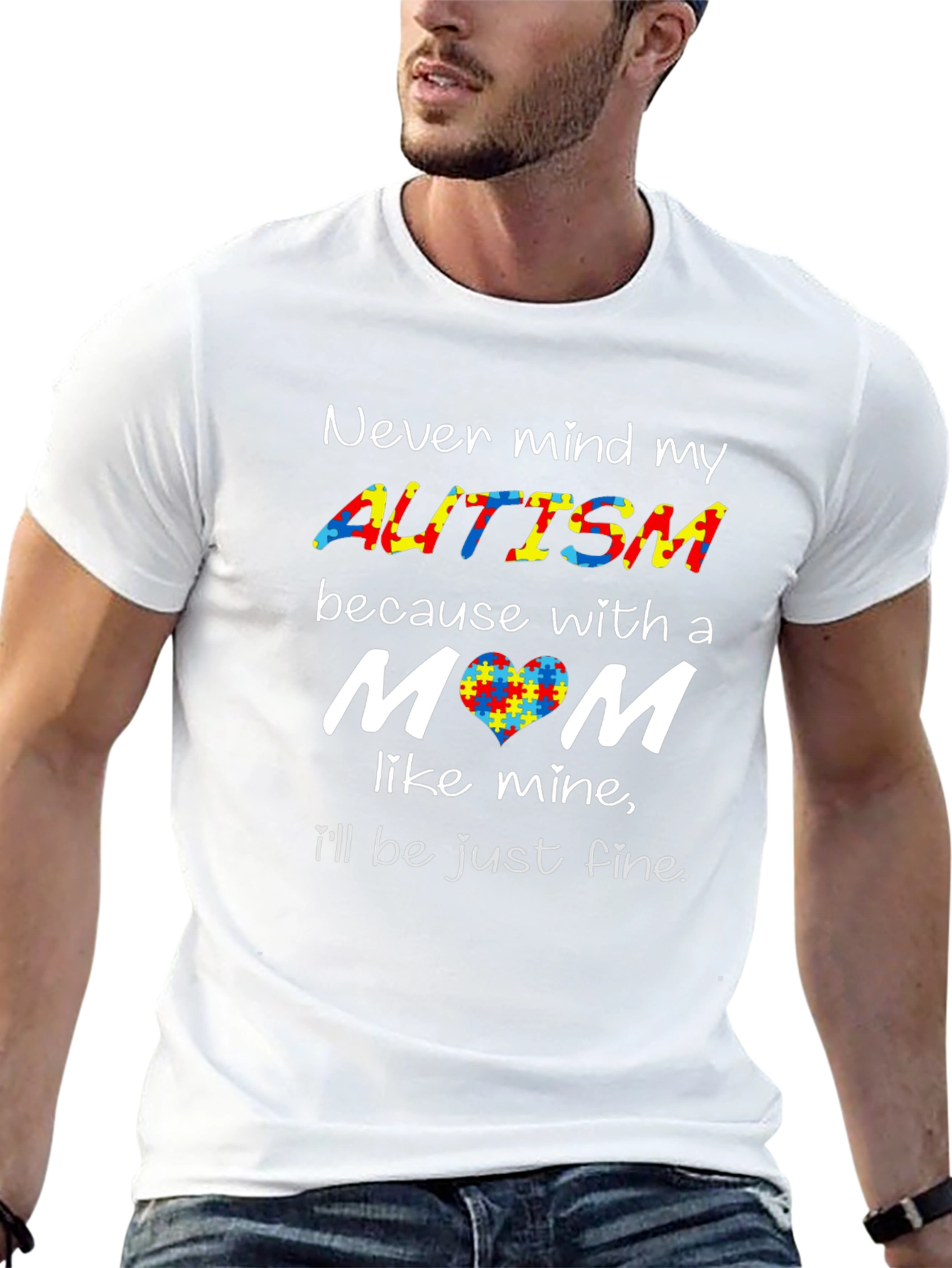 Autism Awareness Mom T-Shirt