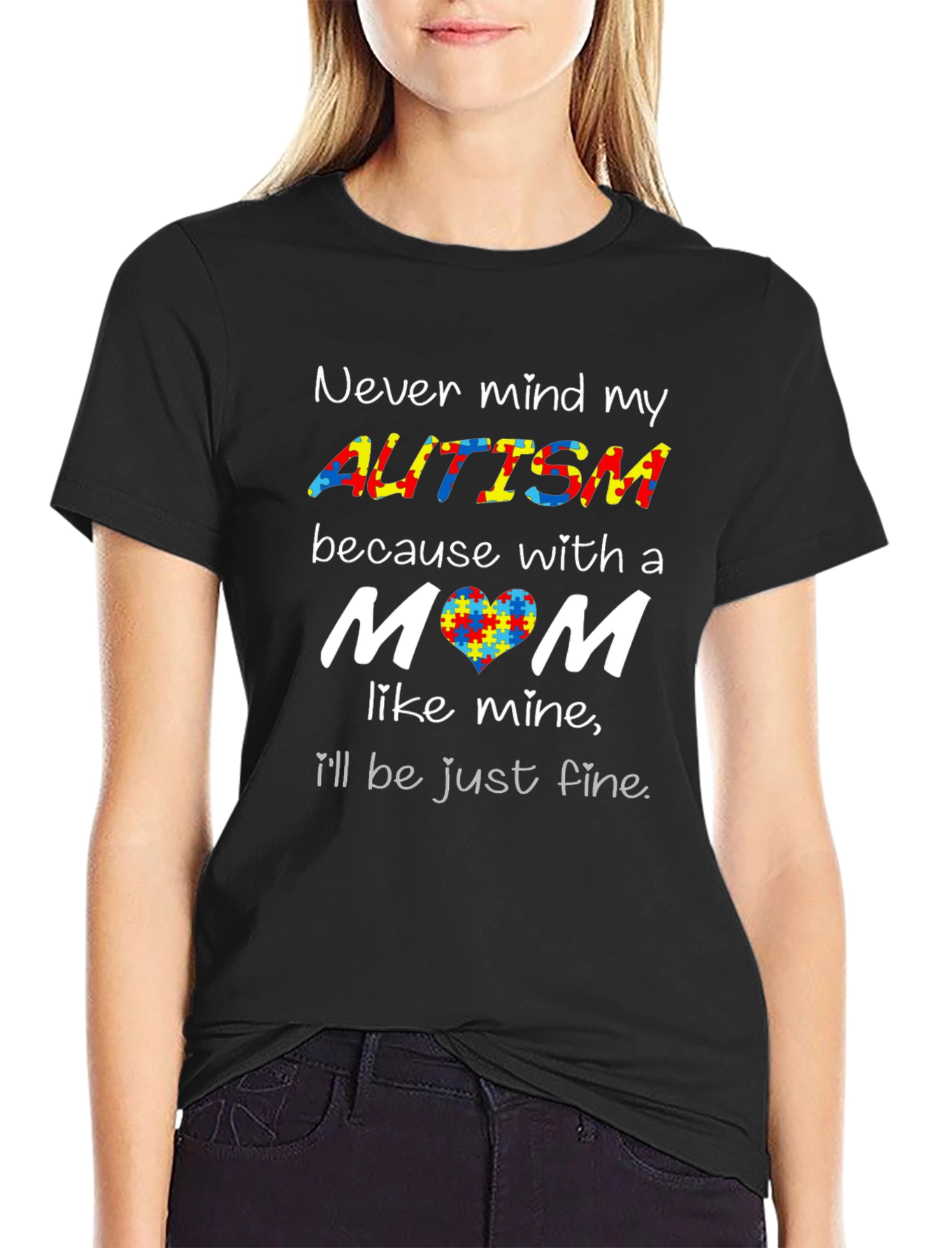 Autism Awareness Mom T-Shirt