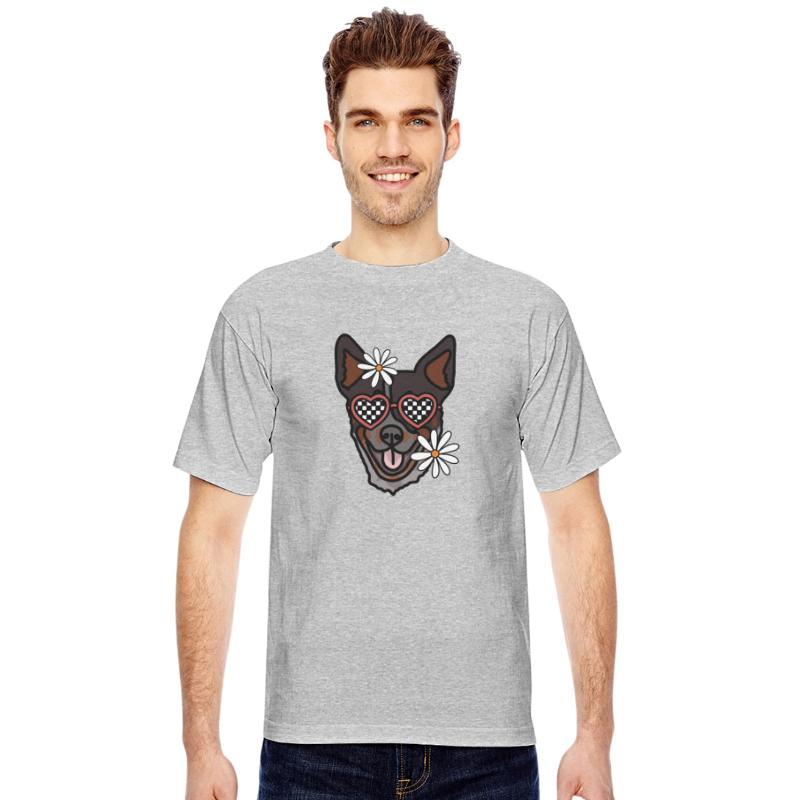 Heeler retro dog