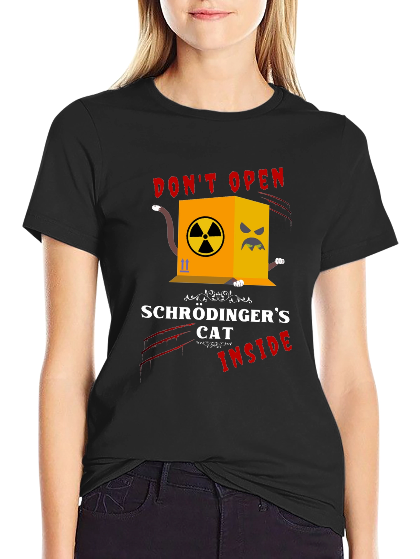 Schrödingers Cat T-Shirt - Science Humor Tee