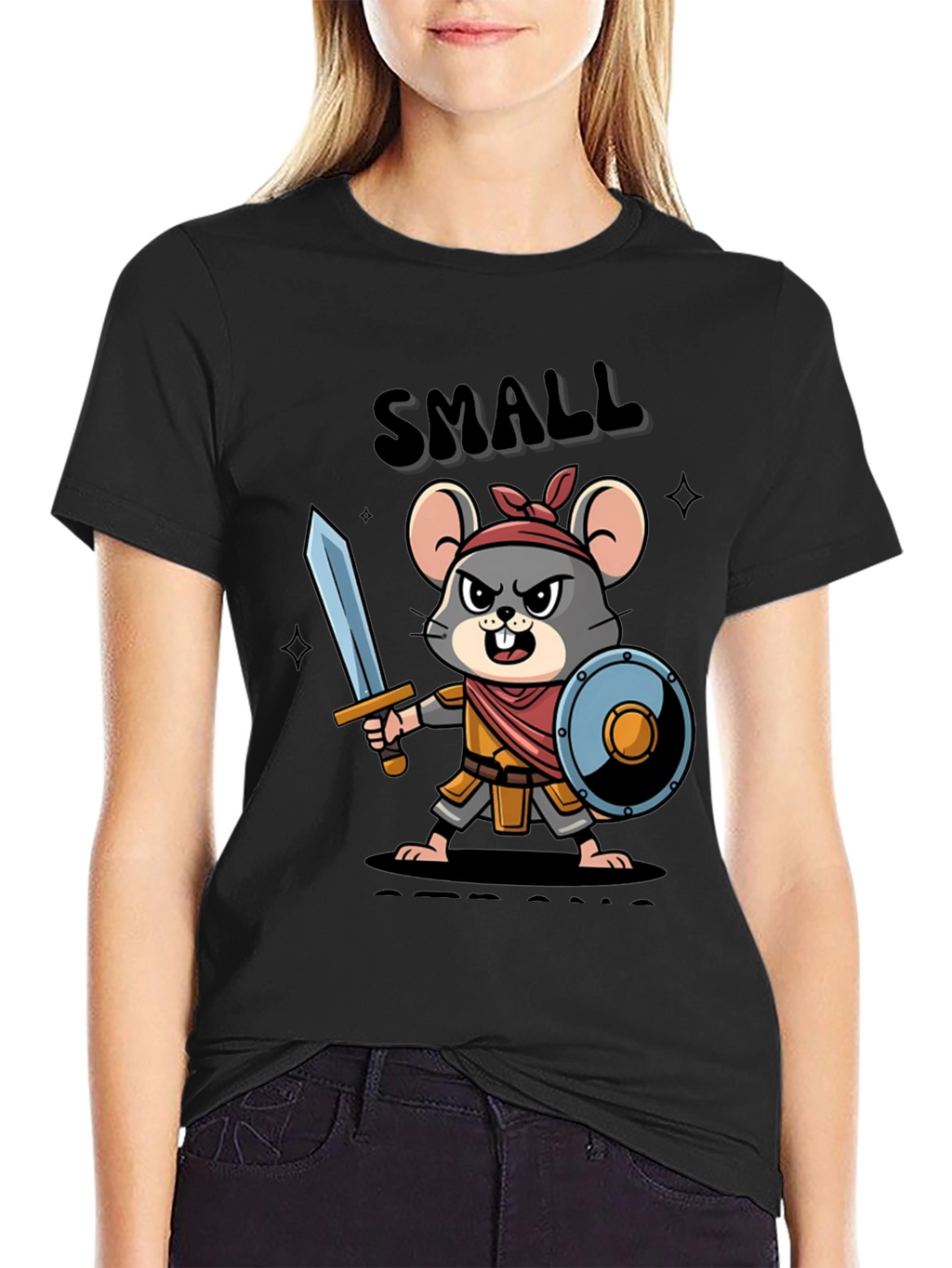 Small Warrior Mouse T-Shirt