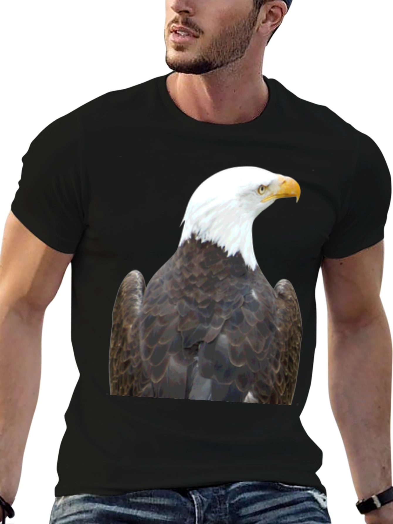 Bald Eagle Graphic Tee - Patriotic Design