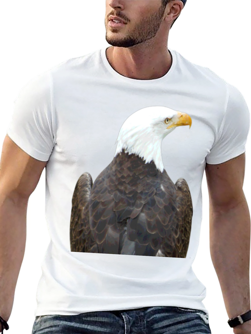 Bald Eagle Graphic Tee - Patriotic Design