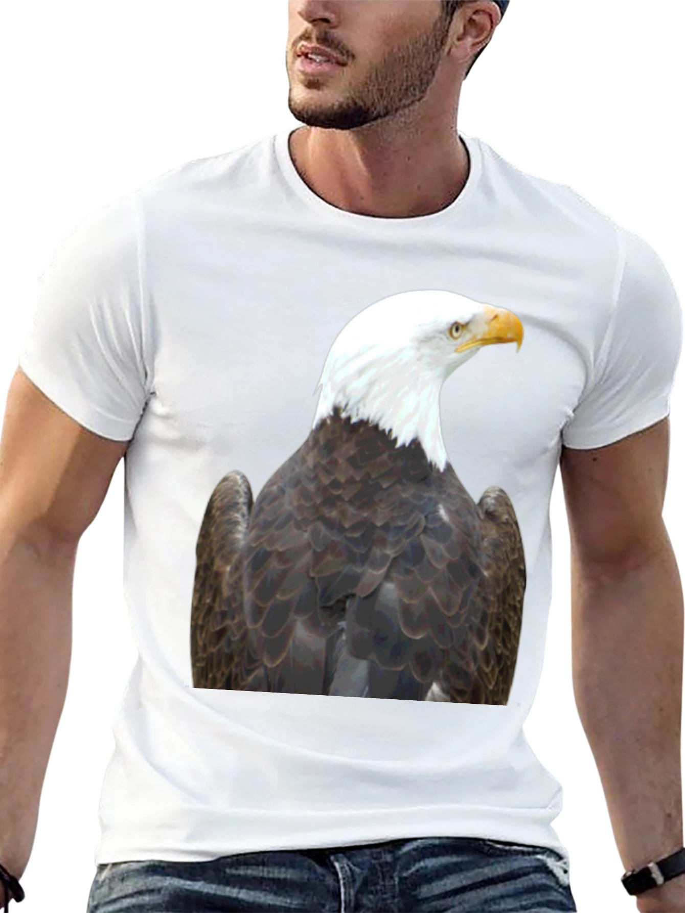 Bald Eagle Graphic Tee - Patriotic Design