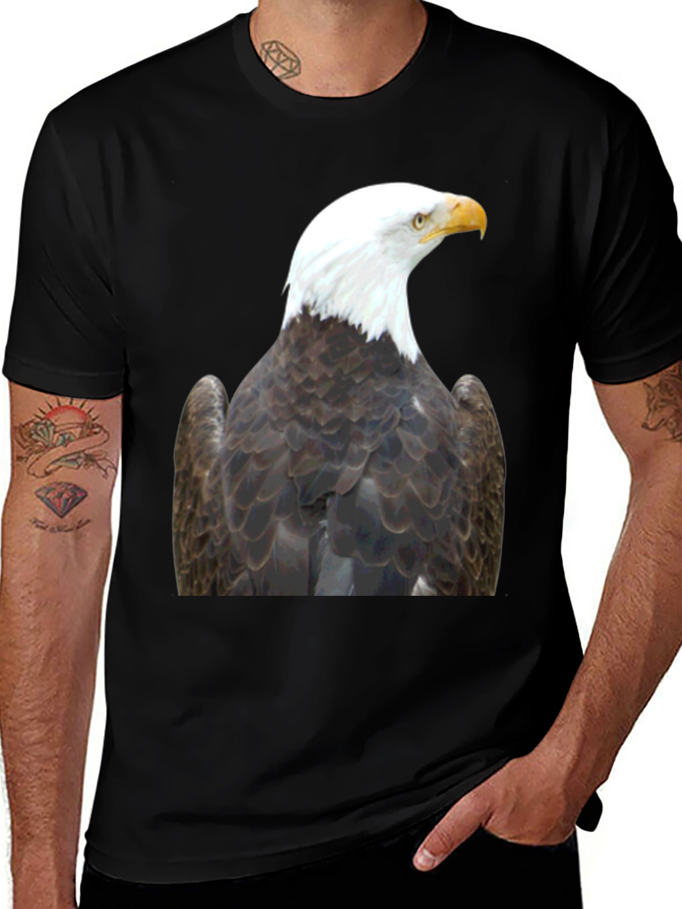 Bald Eagle Graphic Tee - Patriotic Design