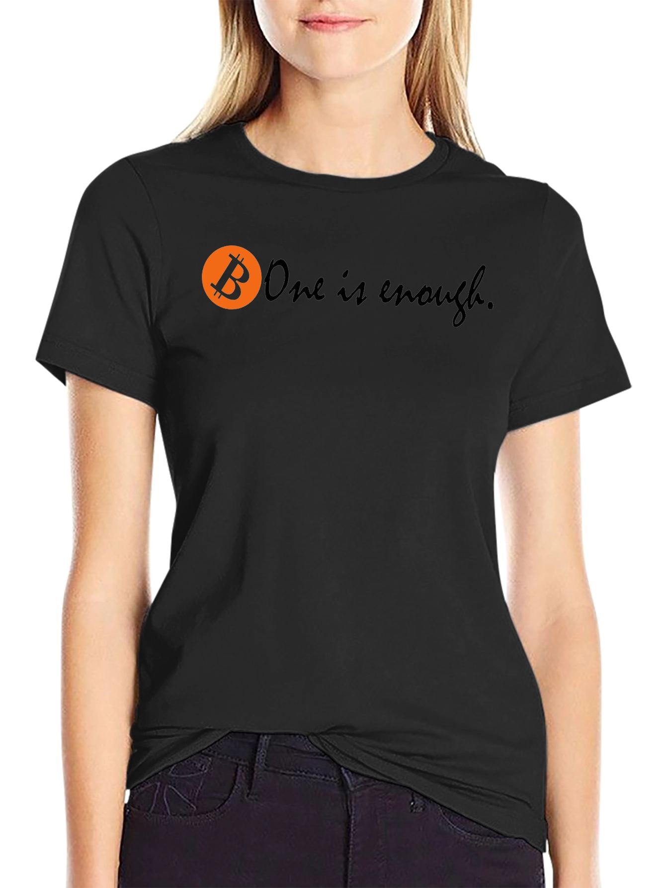 Bitcoin T-Shirt - One is Enough - Crypto Tee