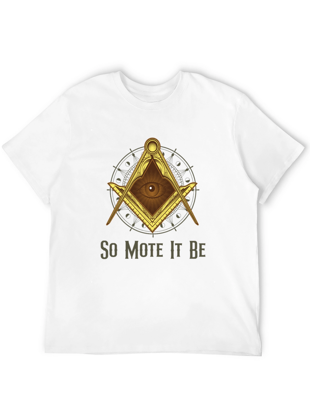 Illuminati So Mote It Be Graphic T-Shirt