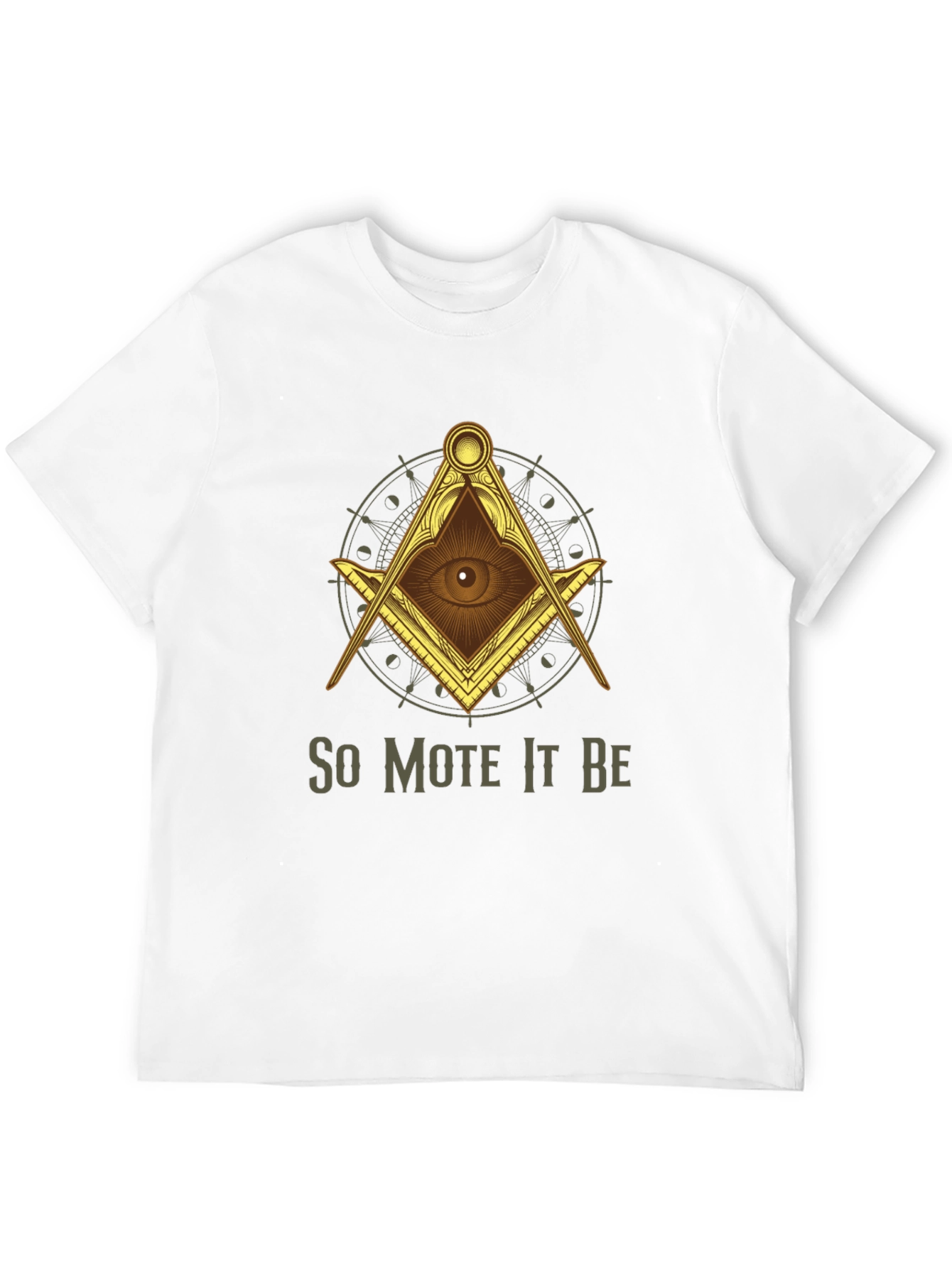 Illuminati So Mote It Be Graphic T-Shirt