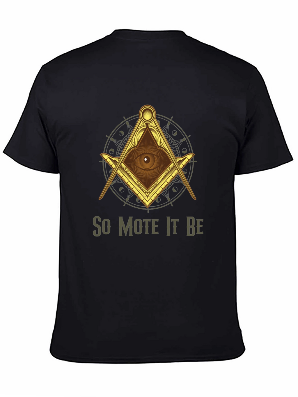 Illuminati So Mote It Be Graphic T-Shirt