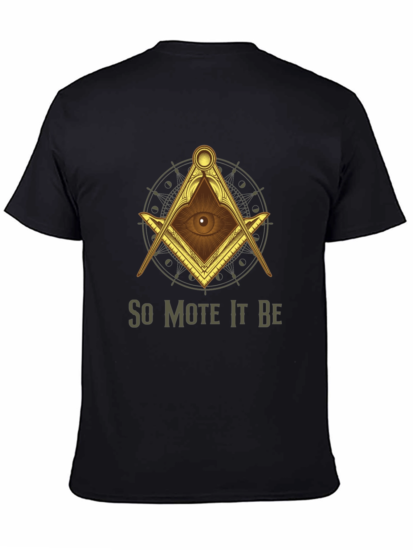 Illuminati So Mote It Be Graphic T-Shirt