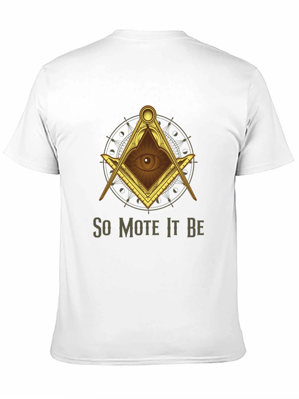 Illuminati So Mote It Be Graphic T-Shirt