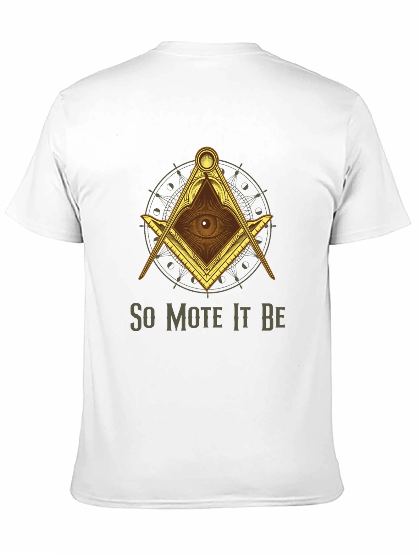 Illuminati So Mote It Be Graphic T-Shirt