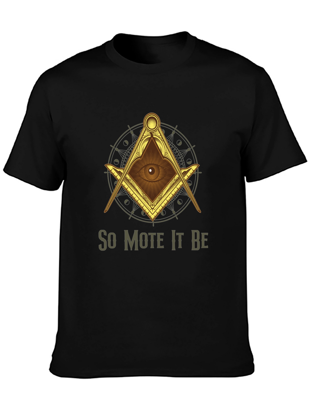 Illuminati So Mote It Be Graphic T-Shirt
