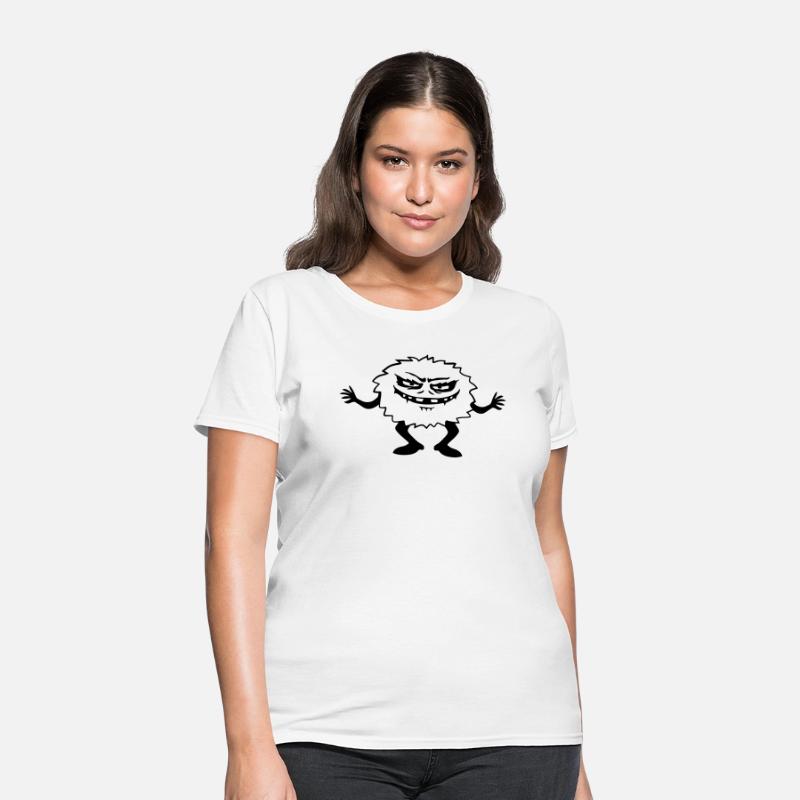 Horror monster creepy cartoon