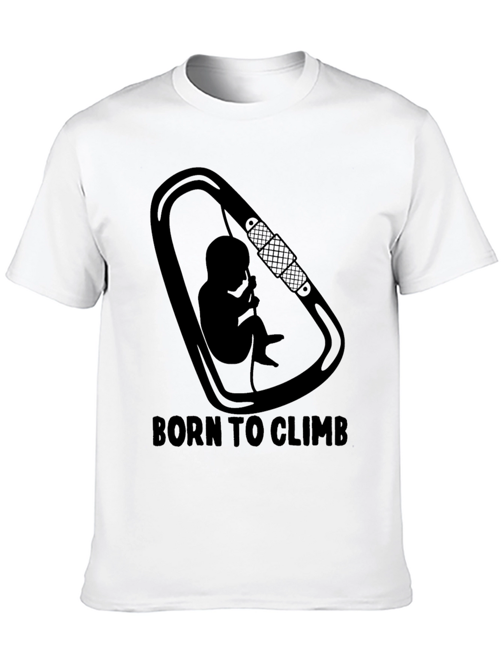 Born To Climb Black Graphic Tee