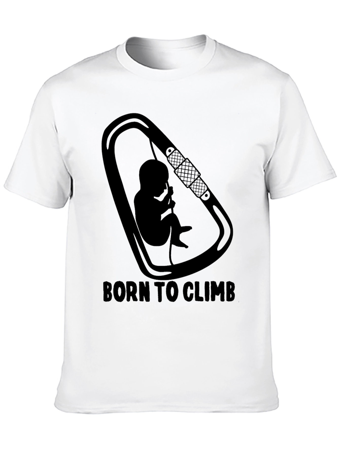 Born To Climb Black Graphic Tee