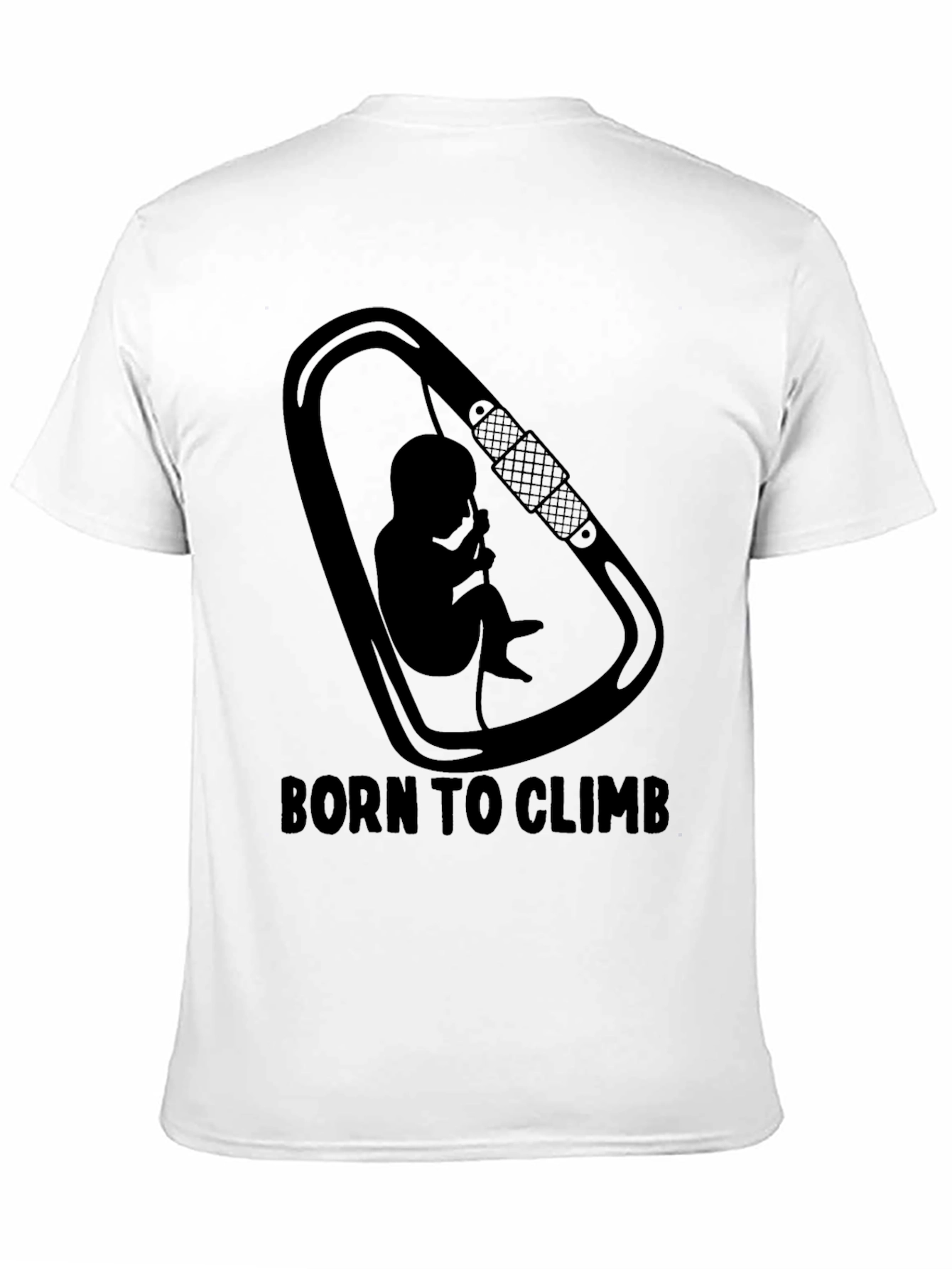 Born To Climb Black Graphic Tee