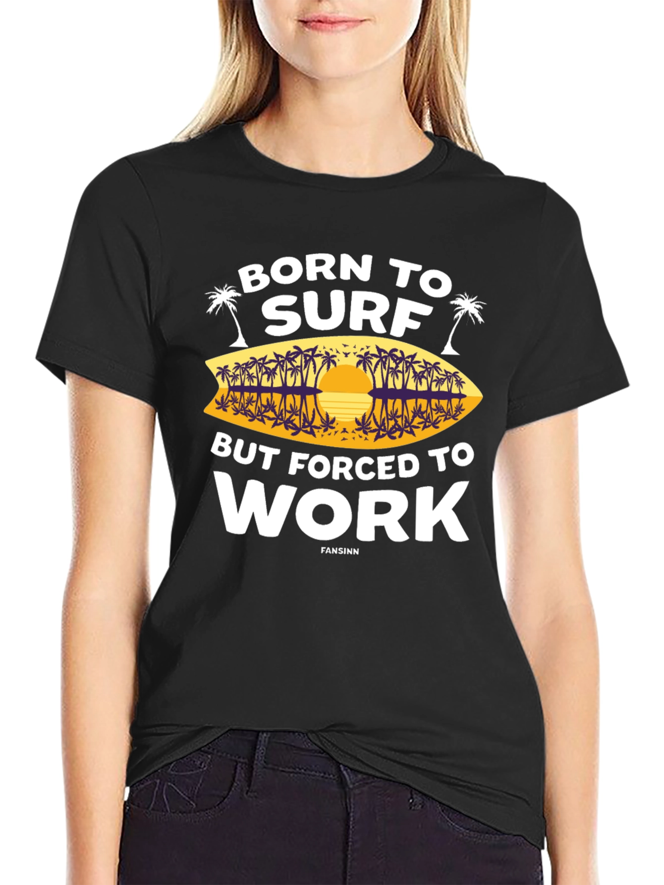 Born to Surf T-Shirt - Beach Lifestyle Tee
