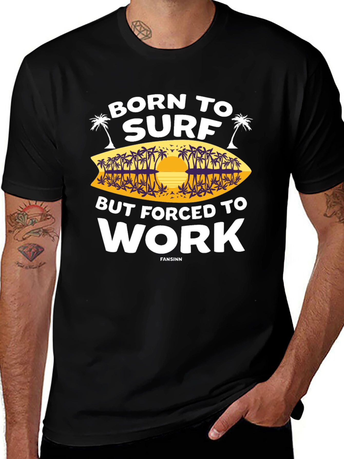 Born to Surf T-Shirt - Beach Lifestyle Tee