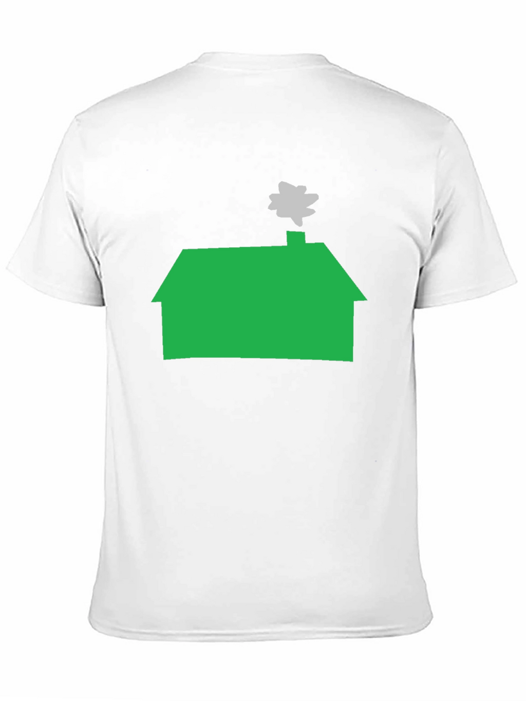 Green House Graphic Tee - Casual Black T-Shirt