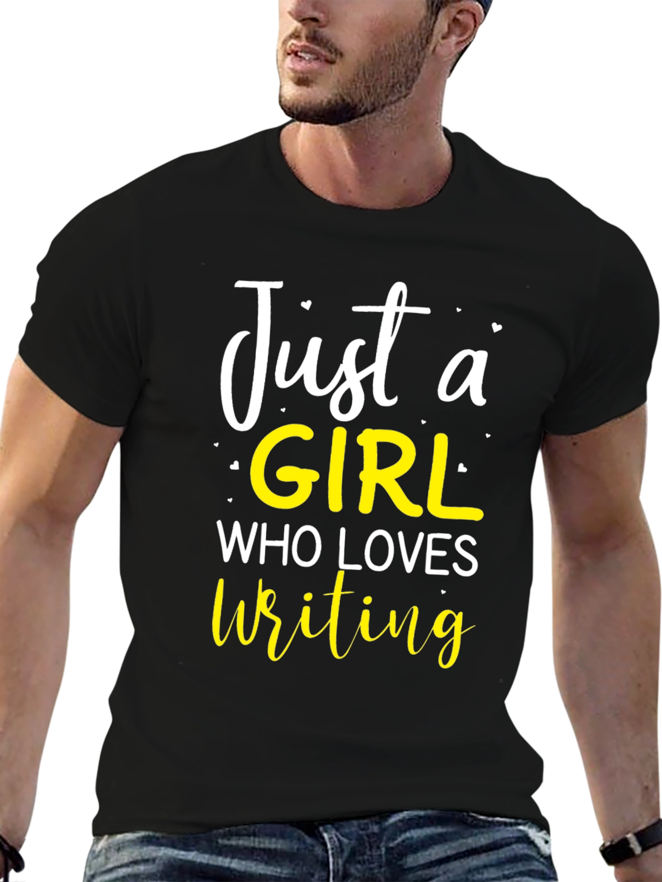 Just a Girl Who Loves Writing T-Shirt