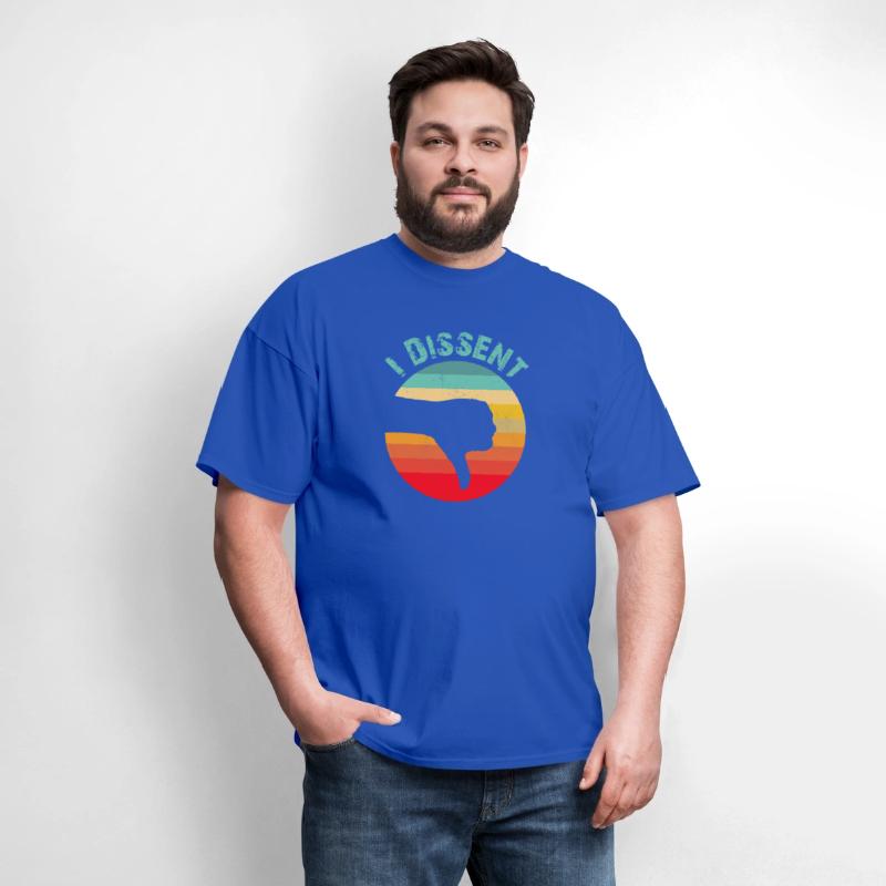 I dissent Famous Quote Vote vintage Design