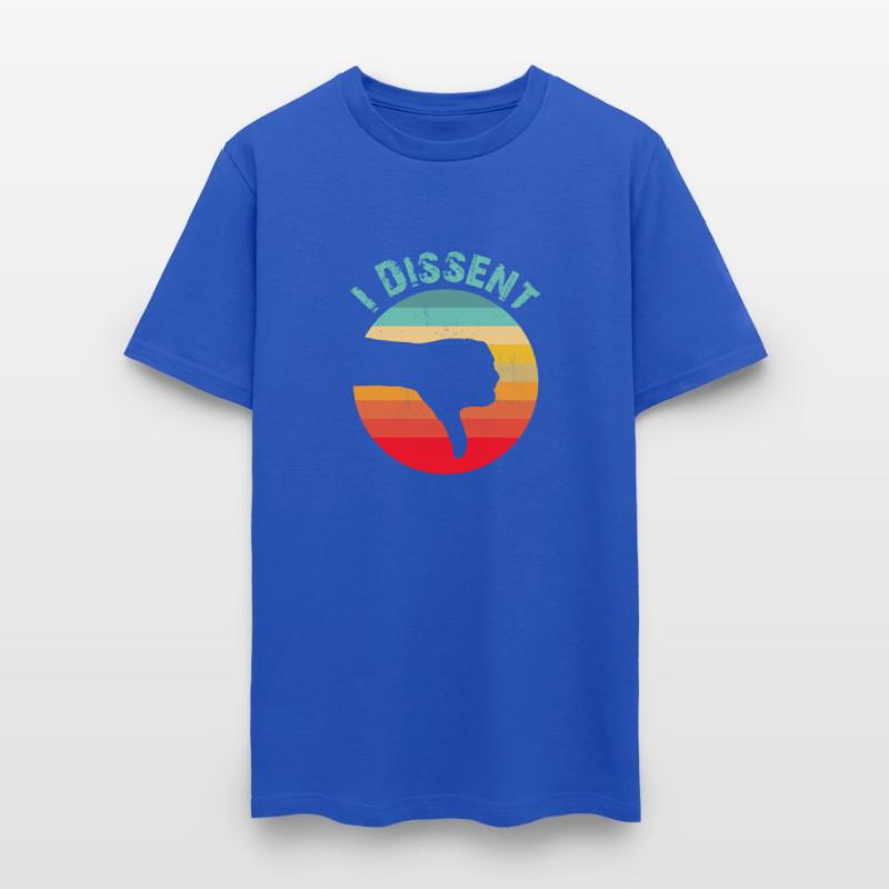 I dissent Famous Quote Vote vintage Design