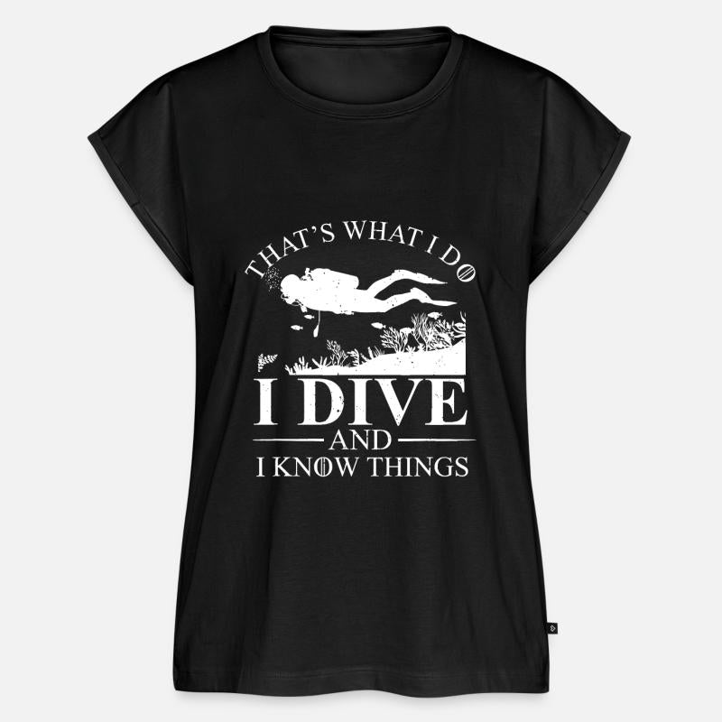 I Dive And I Know Things Scuba Diver Gift Scuba