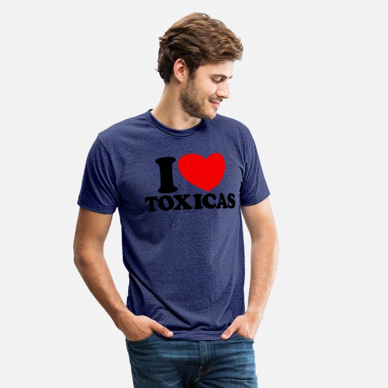 I Love Toxicas Red Heart Toxic Latinas Men'slove t