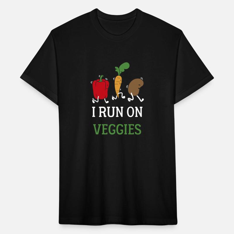I Run On Veggies Funny Vegan Vegetarian
