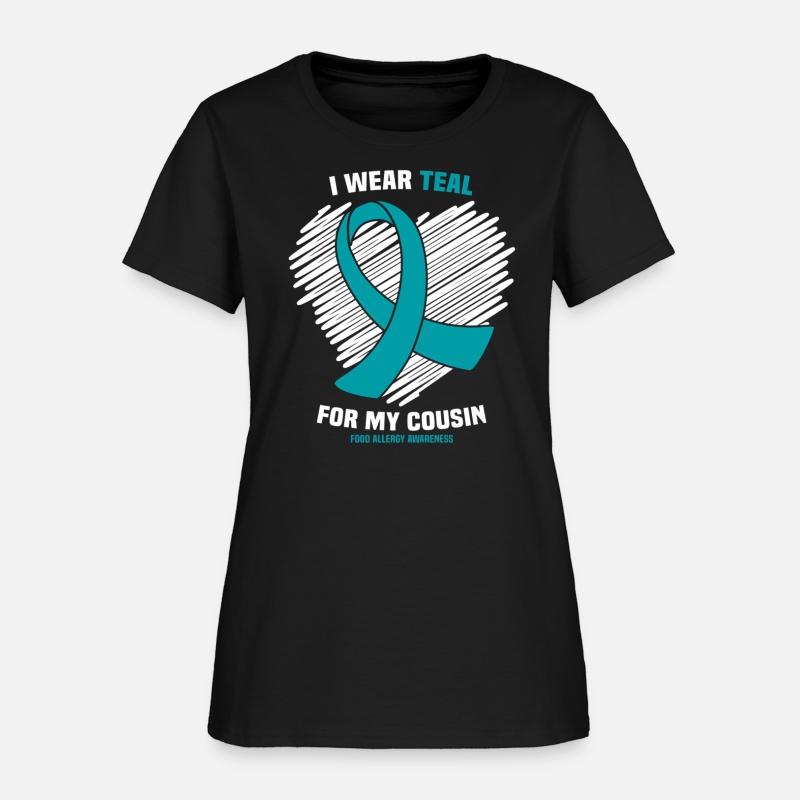 I Wear Teal For My Cousin Food Allergy Awareness