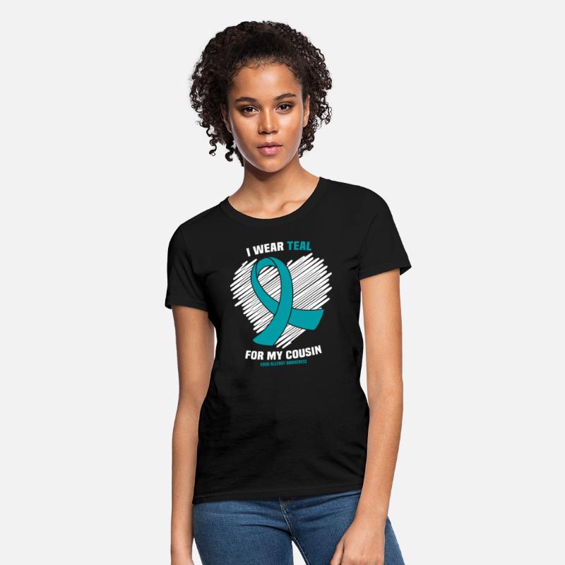 I Wear Teal For My Cousin Food Allergy Awareness