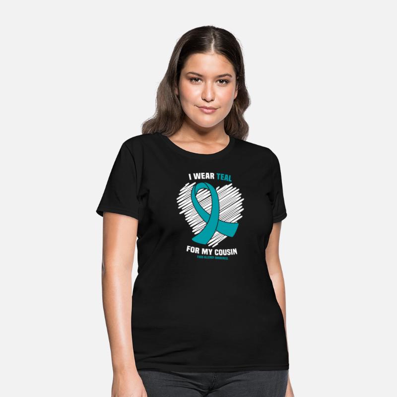 I Wear Teal For My Cousin Food Allergy Awareness