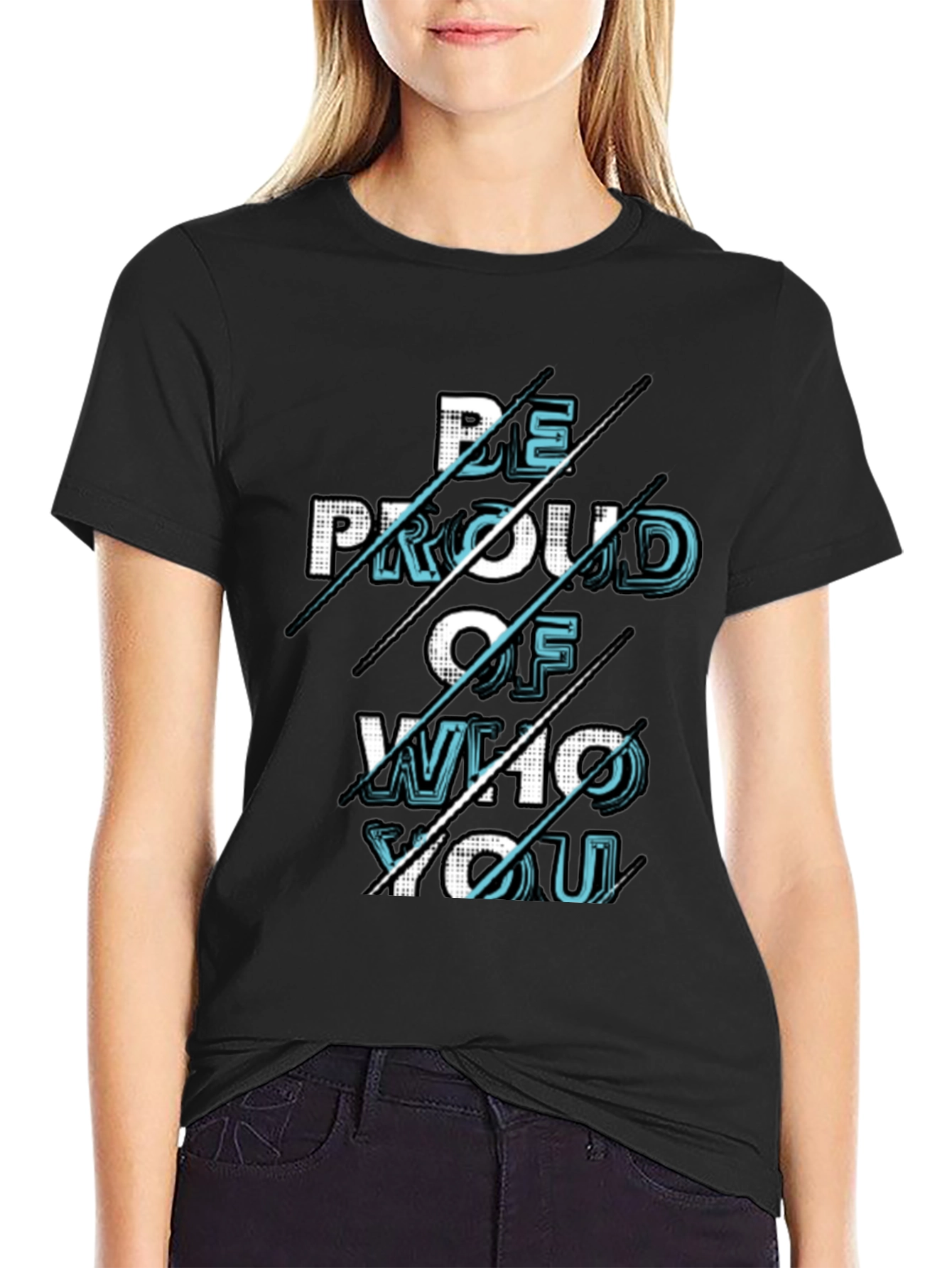 Be Proud Graphic T-Shirt - Stylish Cotton Blend Tee