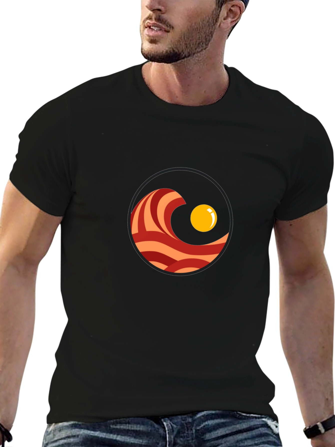Bacon & Egg T-Shirt - Funny Breakfast Graphic Tee