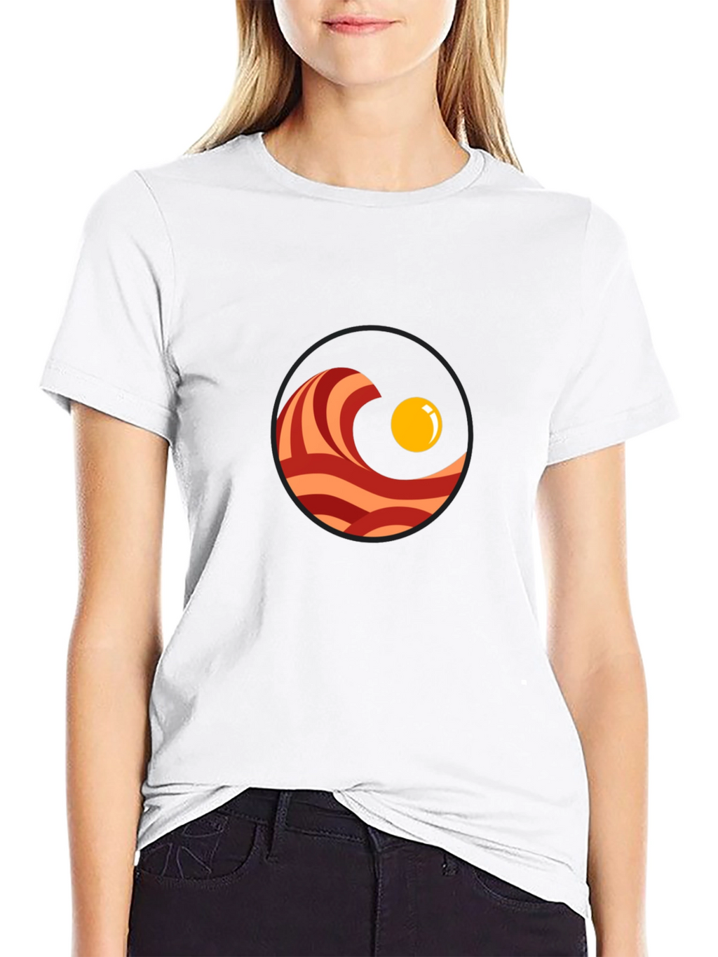 Bacon & Egg T-Shirt - Funny Breakfast Graphic Tee