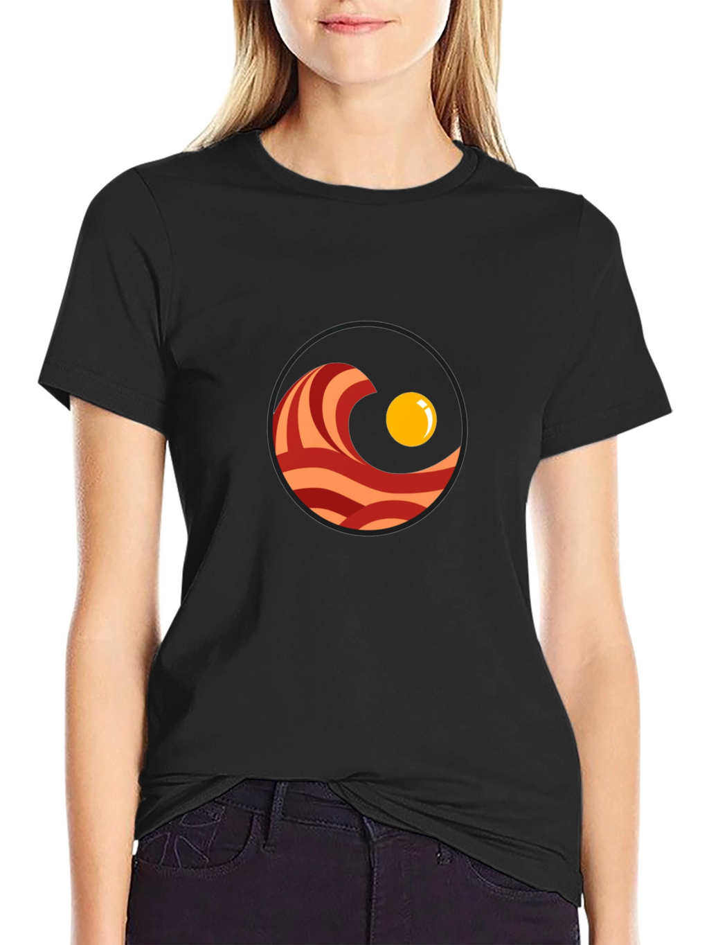 Bacon & Egg T-Shirt - Funny Breakfast Graphic Tee