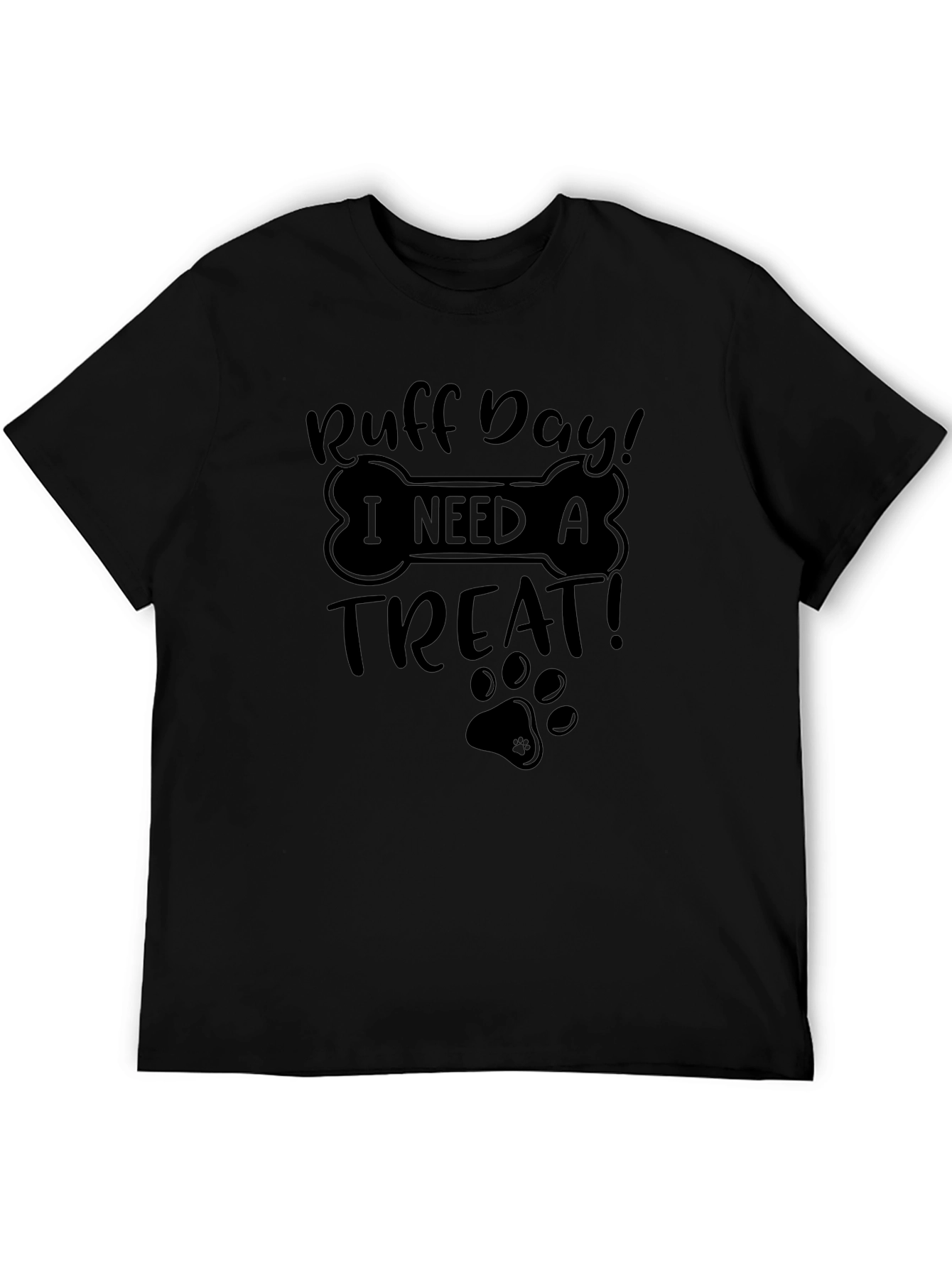 Ruff Day Treat T-Shirt - Cute Dog Lover Tee