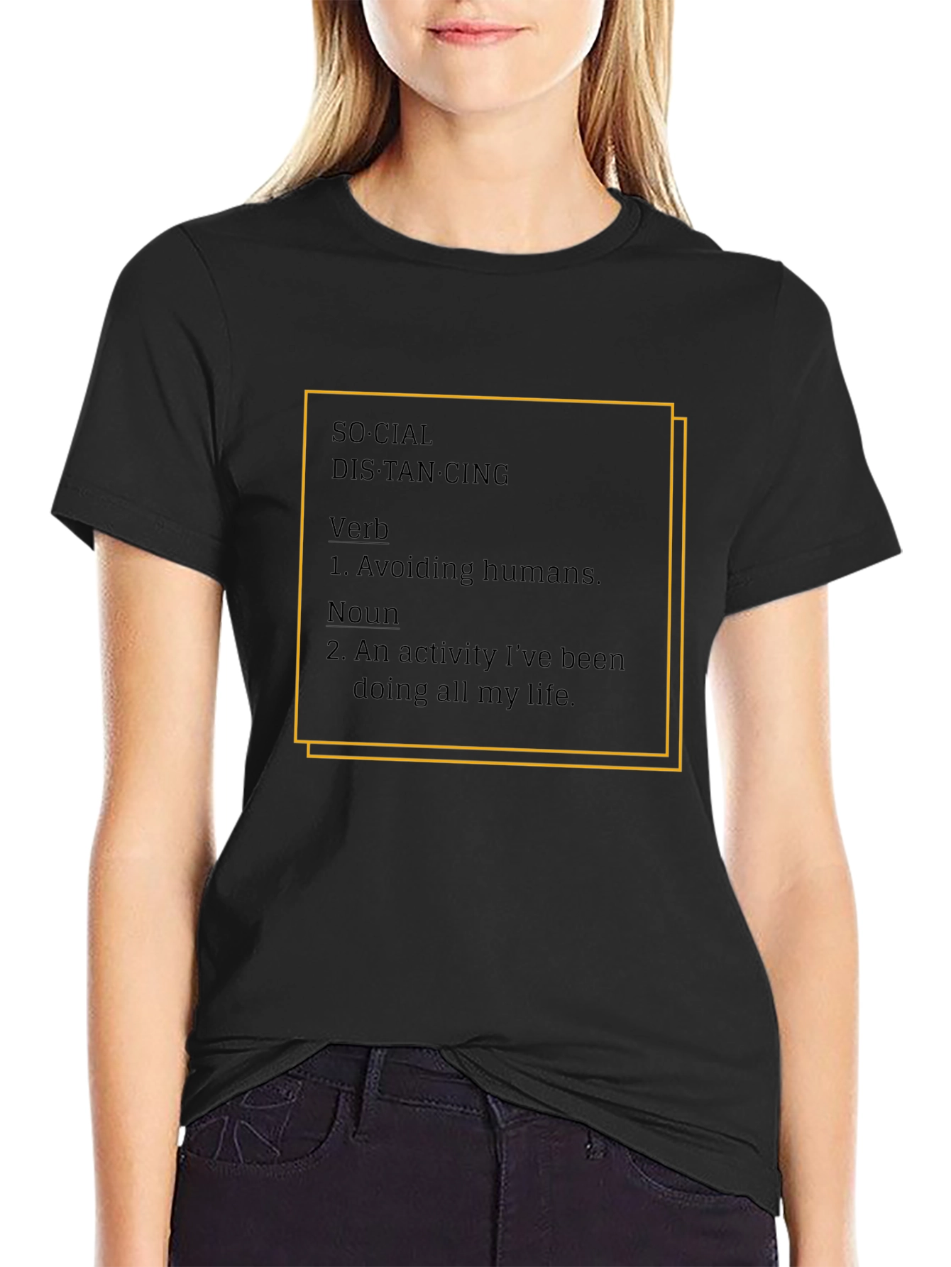 Social Distancing Humor T-Shirt