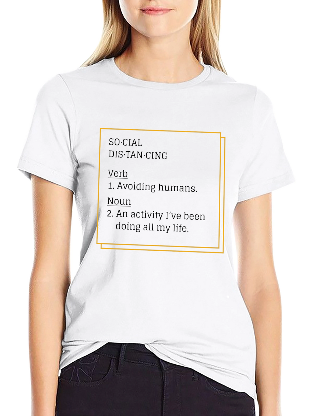 Social Distancing Humor T-Shirt