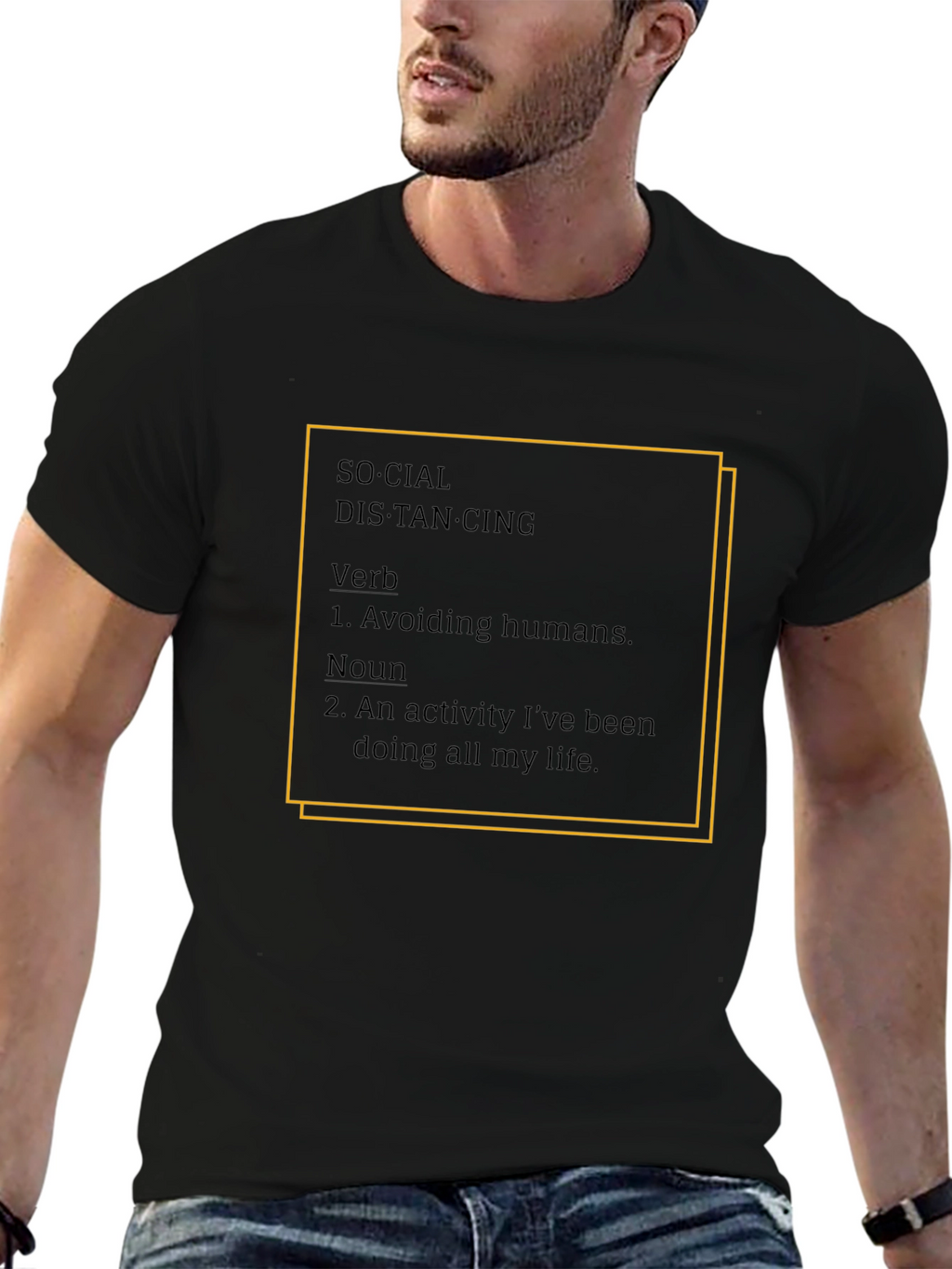 Social Distancing Humor T-Shirt