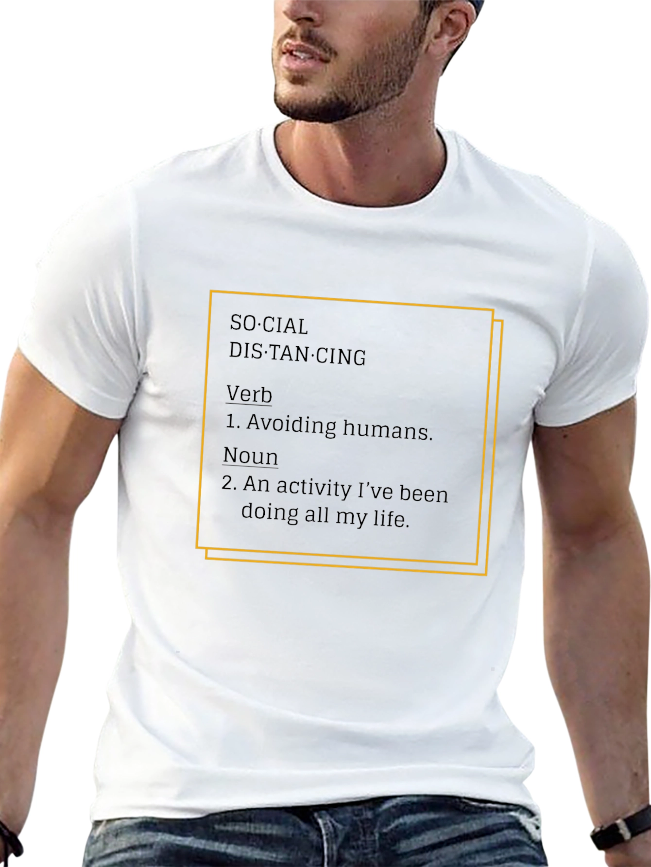 Social Distancing Humor T-Shirt