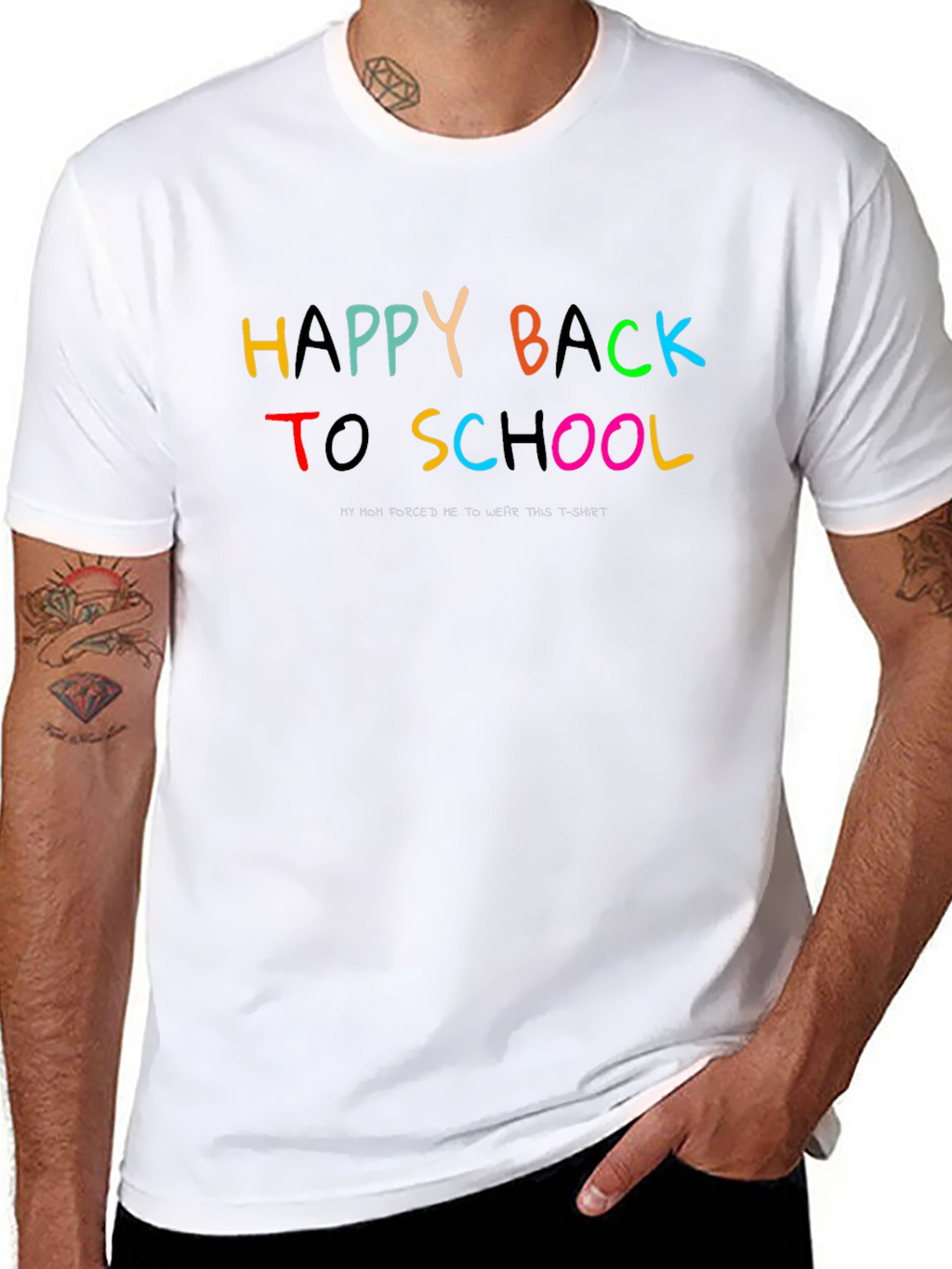 Happy Back to School Black T-Shirt