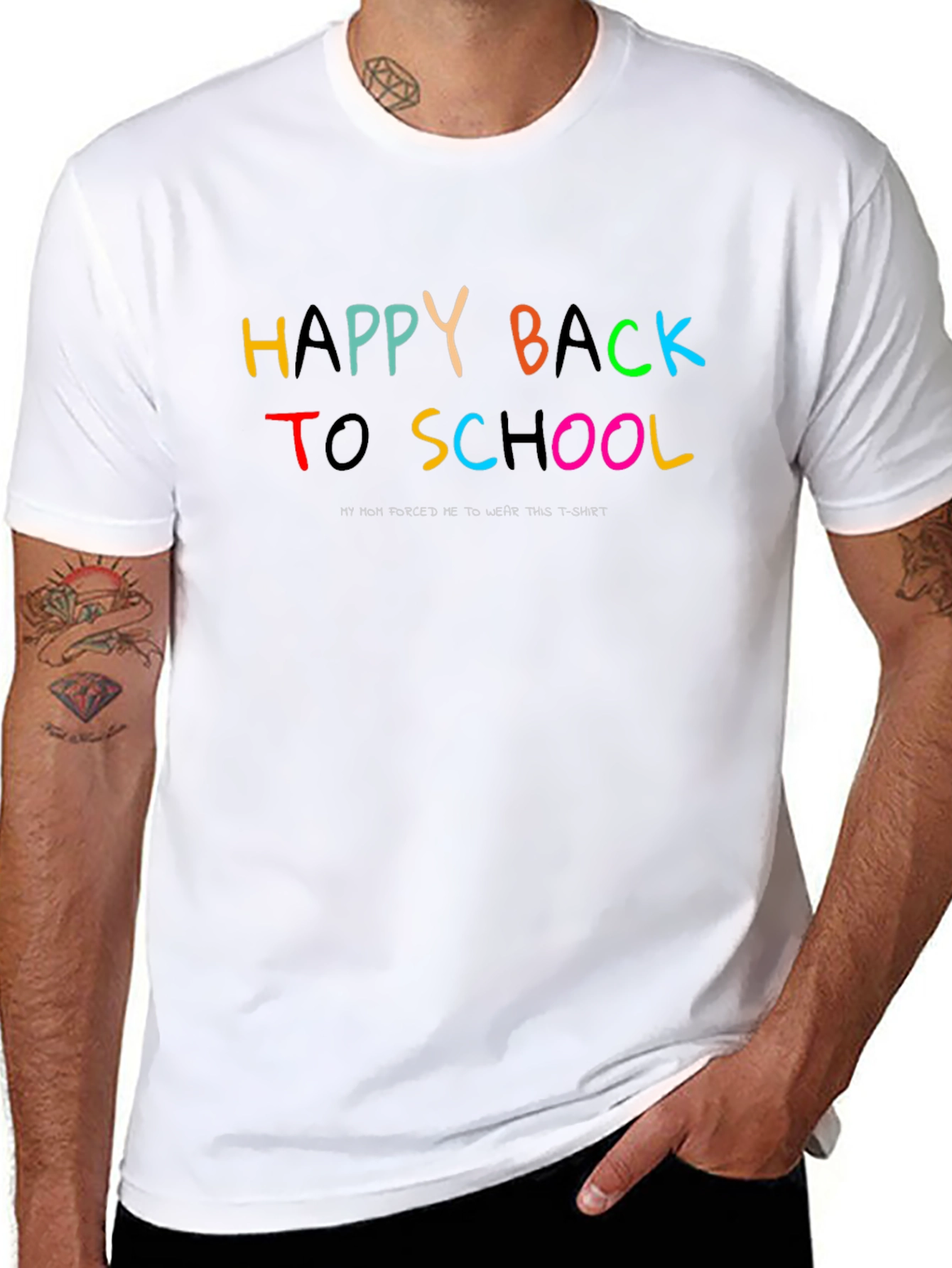 Happy Back to School Black T-Shirt