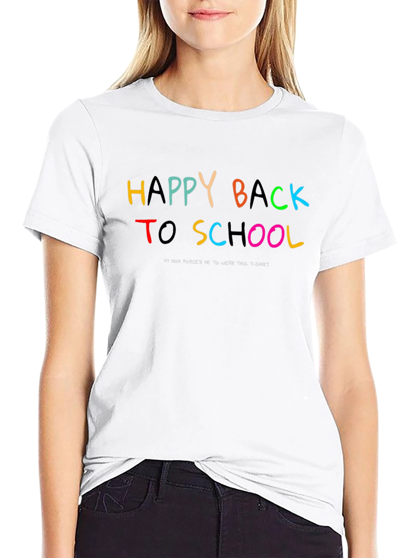 Happy Back to School Black T-Shirt