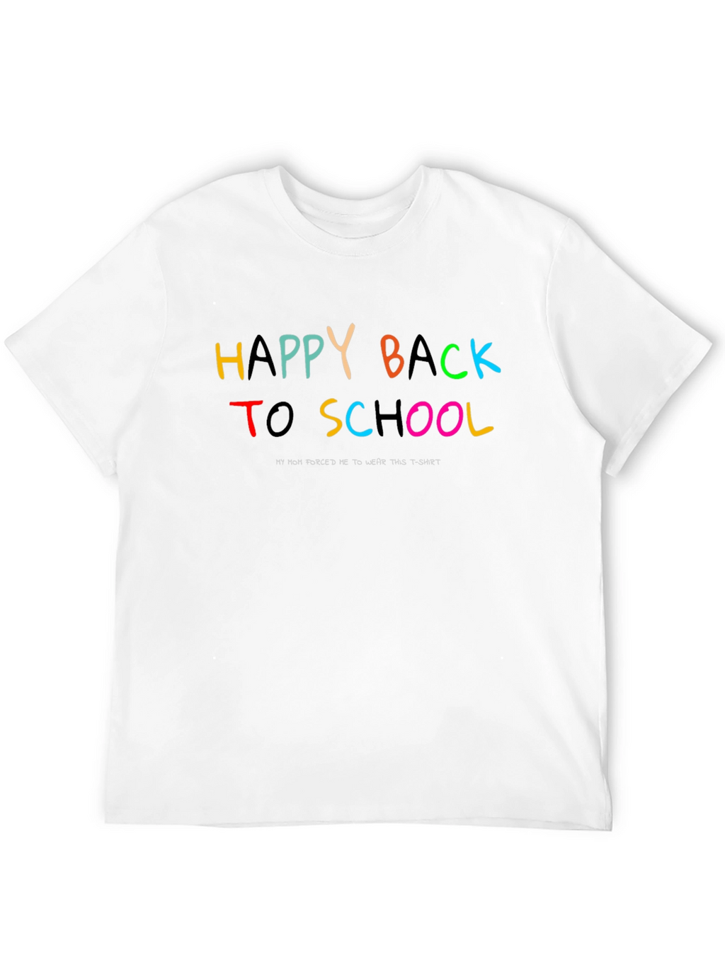 Happy Back to School Black T-Shirt