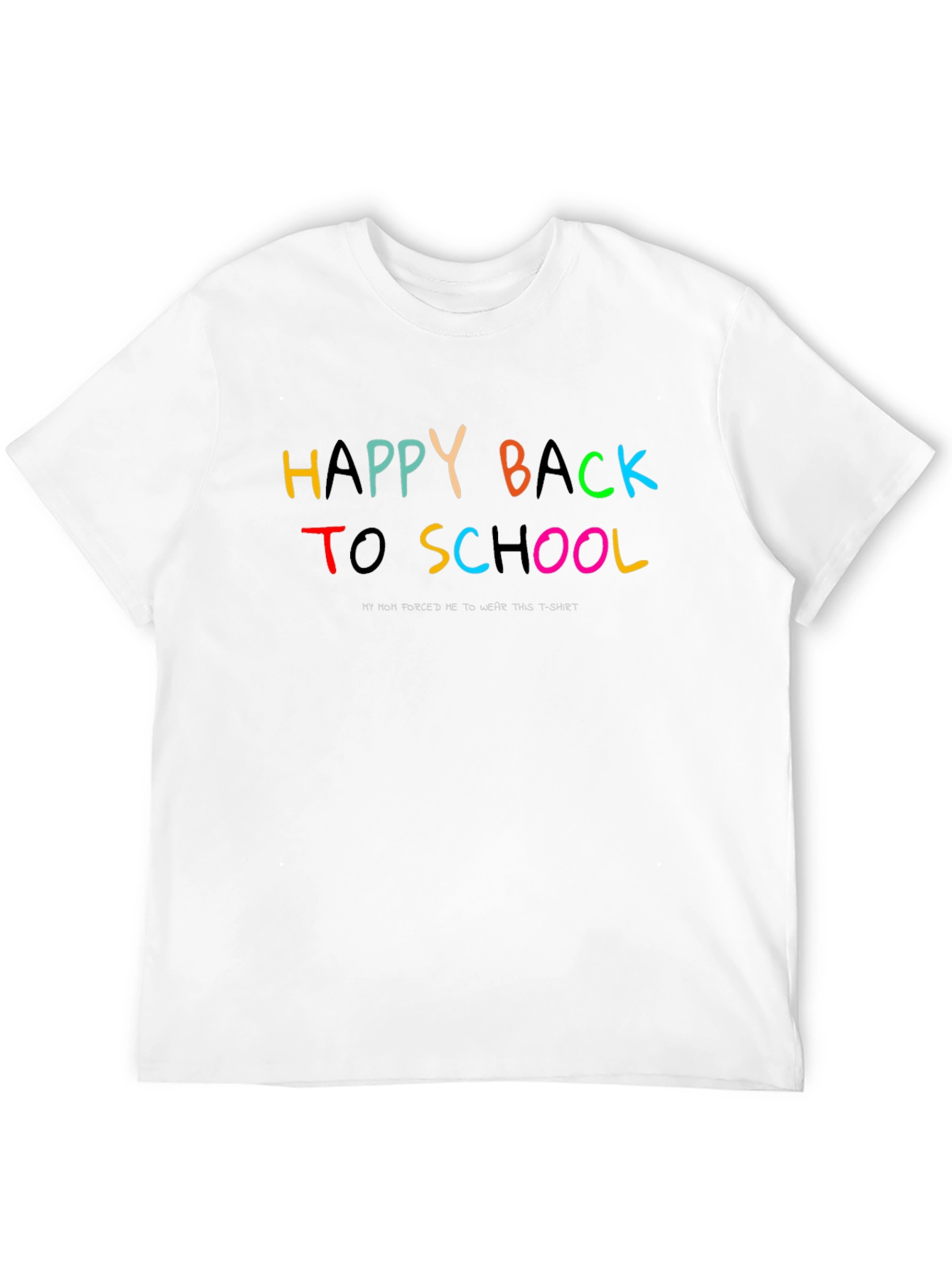 Happy Back to School Black T-Shirt